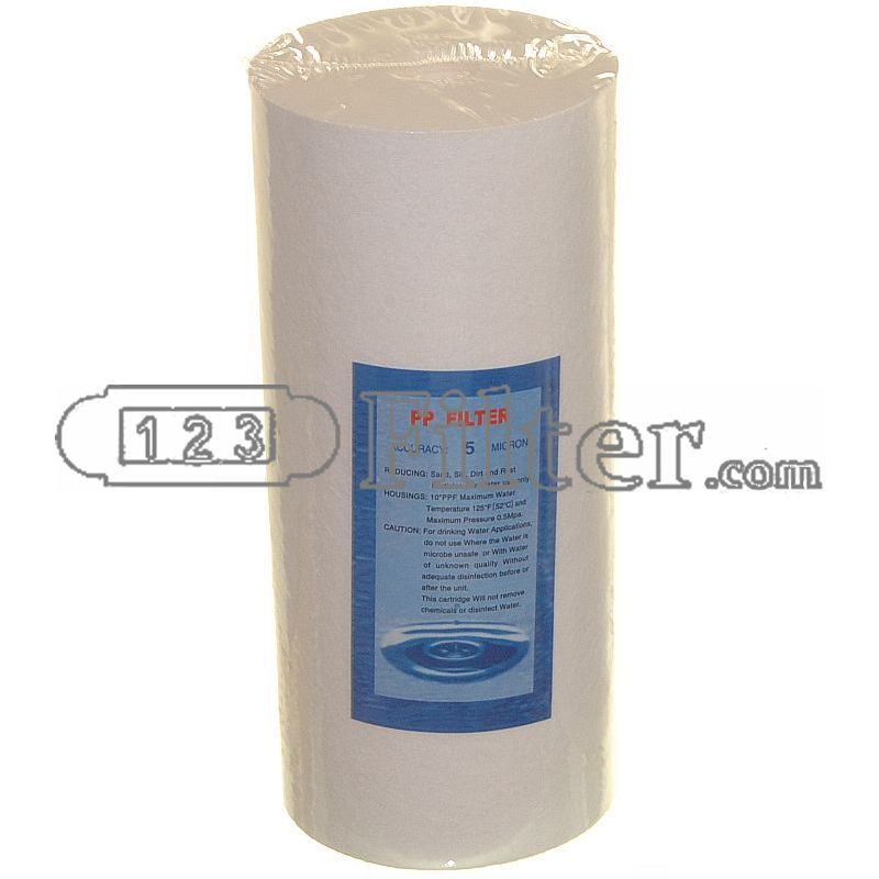 iSpring 10� 5 micron Big Blue Sediment Water Filter Replacement Cartridge #FP15B