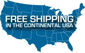 Free shipping to 48 US continental states for orders over $25